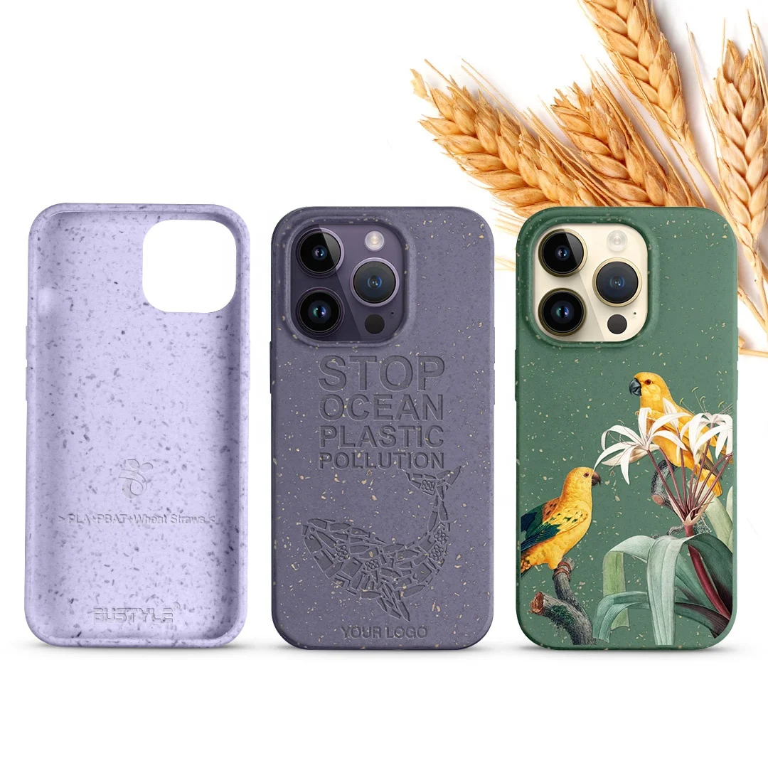 In Stock Customized Carve UV Print Cellphone Cases for iPhone 13 14 Pro Max Phone Casing for Biodegradable iPhone 14 Case