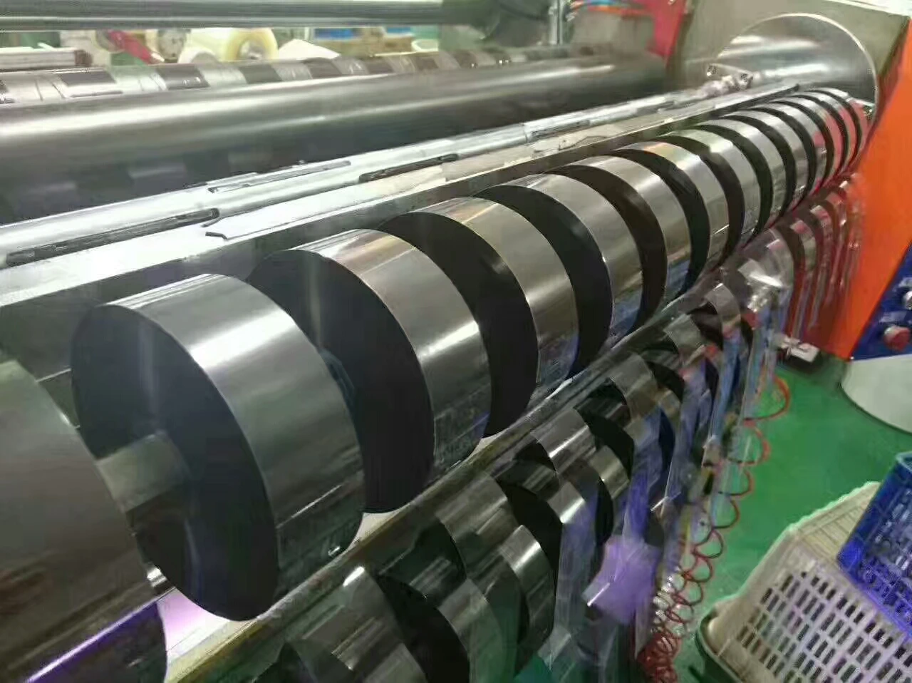 LC1 professional printing ribbon 35mm*100m high quality hot stamping foil for date printing/expiry date thermal transfer ribbon