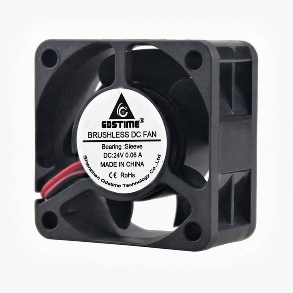Gdstime GDA4020 24v Sleeve bearing 40mm 40x40x20mm dc air Cooling Fan axial exhaust mini fan