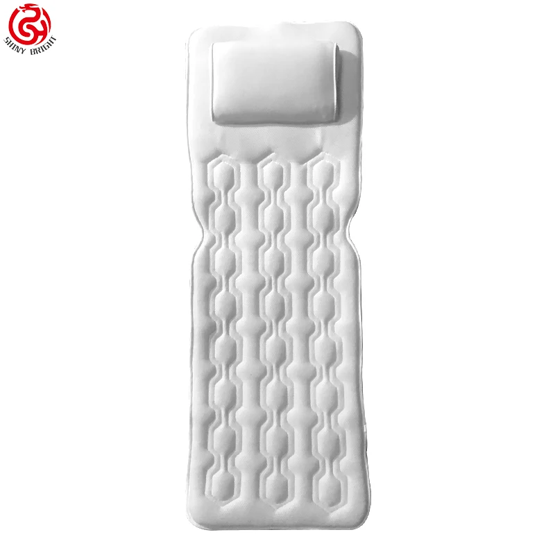 Оптовая продажа, нескользящая 3D сетчатая спа-подушка для всего тела, роскошная подушка для ванны, Коврик для ванны