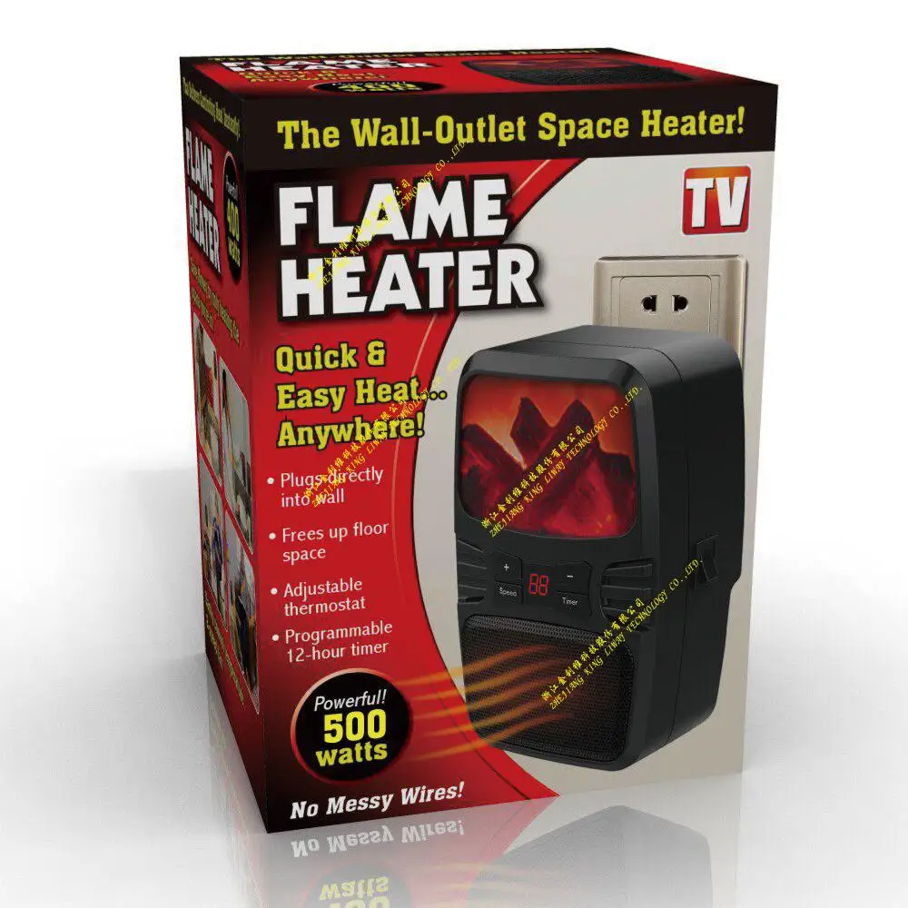 Mini Portable Adjustable Thermostat Fan Electrical Wall Mount Heaters Rechargeable Powered Heater