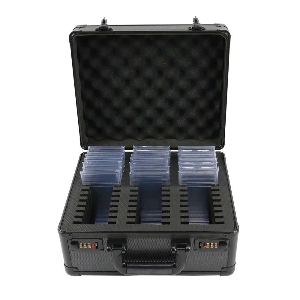 Professional Aluminum Cases Sport Card PCGS/ NGC/ P-S-A Graded Card Organizer Case Aluminum Suitcase