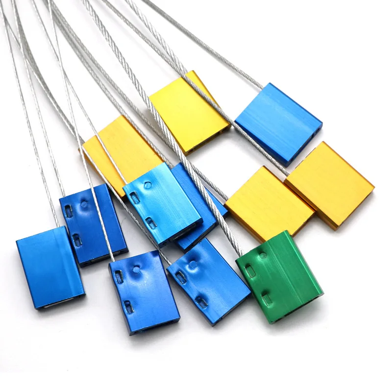 ISO17712  Proof Truck cargo container cable seal Heavy duty wire cable lock seal protection trailer cable seal