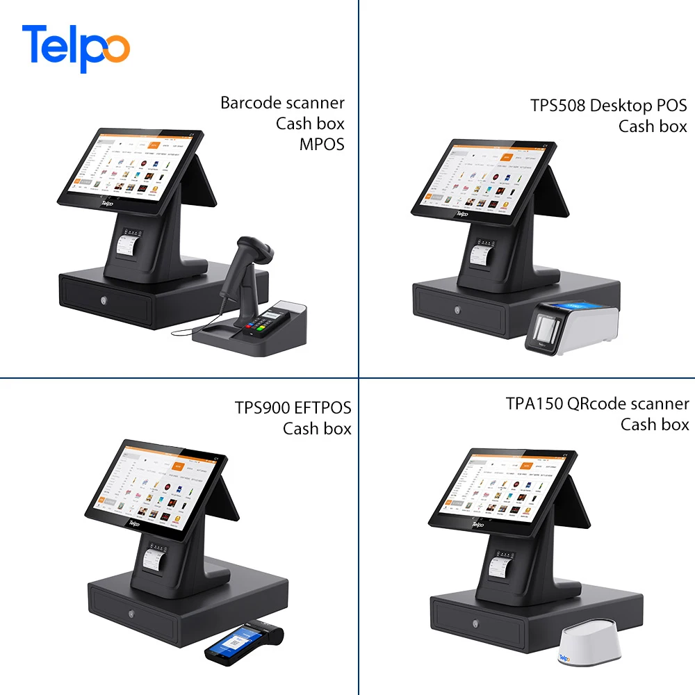 Telpo C1 все в одном POS-терминал с высокоскоростным принтером/распознаванием лица