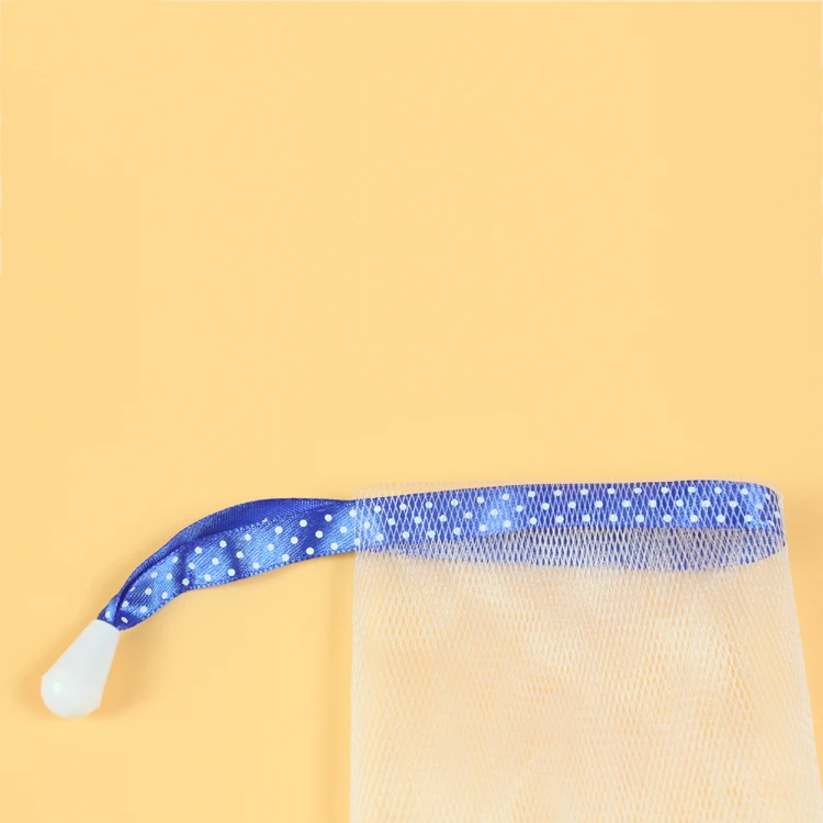 Factory Price Customized Small Drawstring Mesh Loofah Soap Bag Have Our Own Production And Mold R & D Team