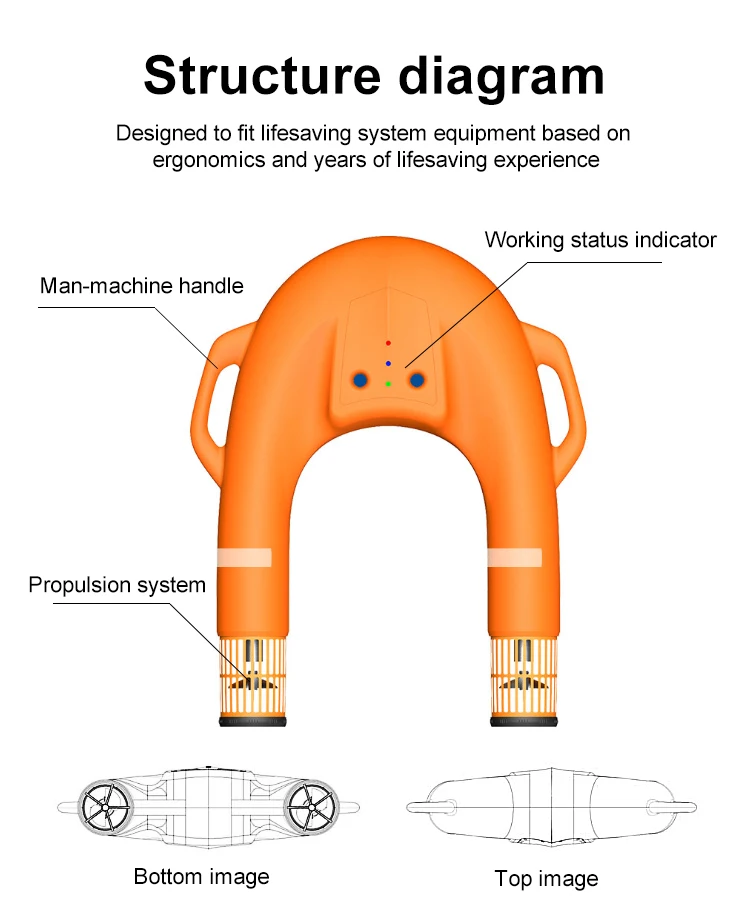  Motorized Electric Power Surfboard Intelligent Lifesaving Marine