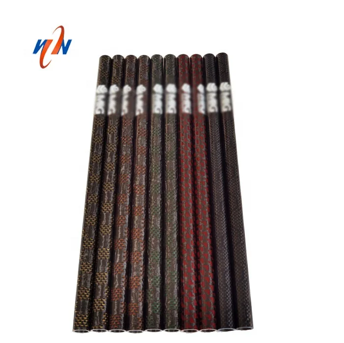 OEM custom carbon fiber pool cue 3k weave carbon fiber tube cue stick