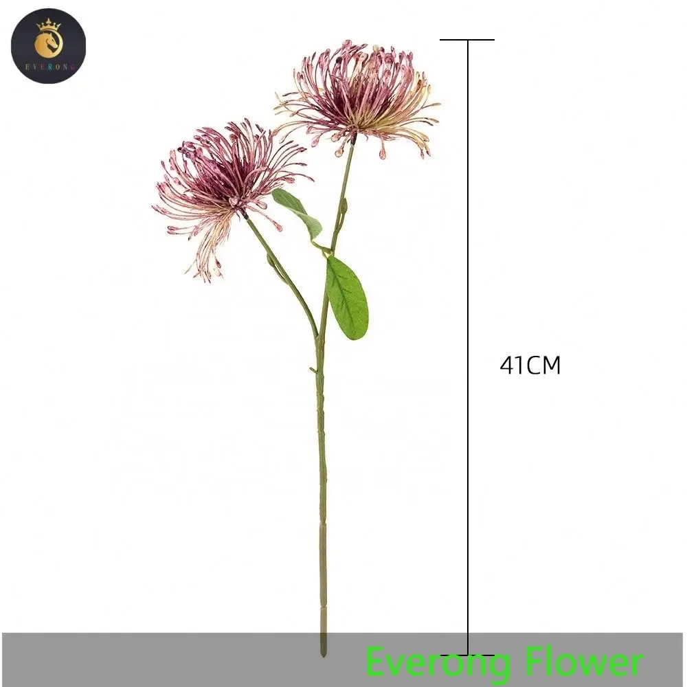 A-607 Multi Color Chrysanthemum Home Decoration Flower Plastic Orange Chrysanthemum
