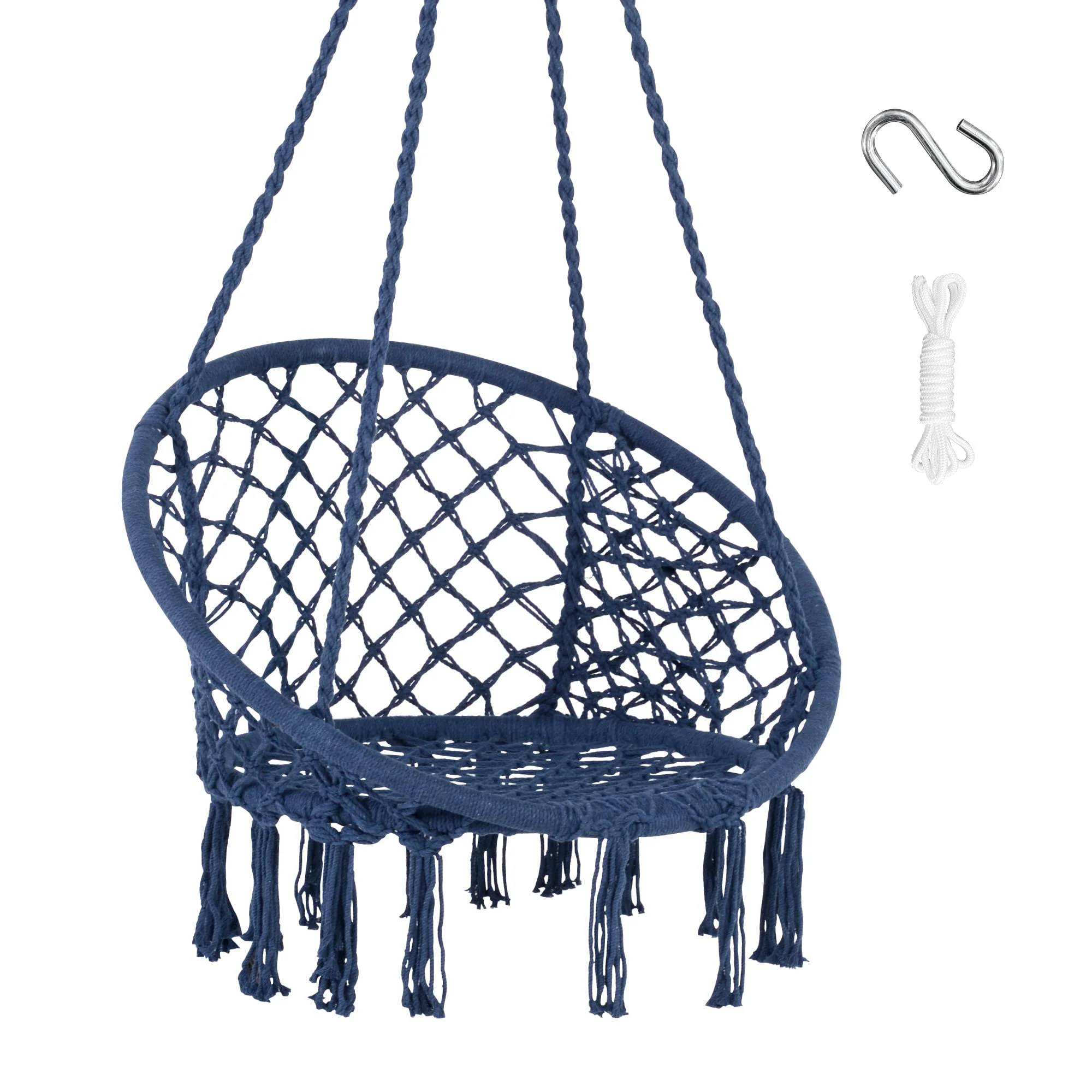 HMK Hammock Chair Hanging Swing Bed Outdoor Indoor Patio