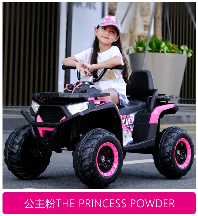 Motorized Pink Remote Control Rc Car For Kids