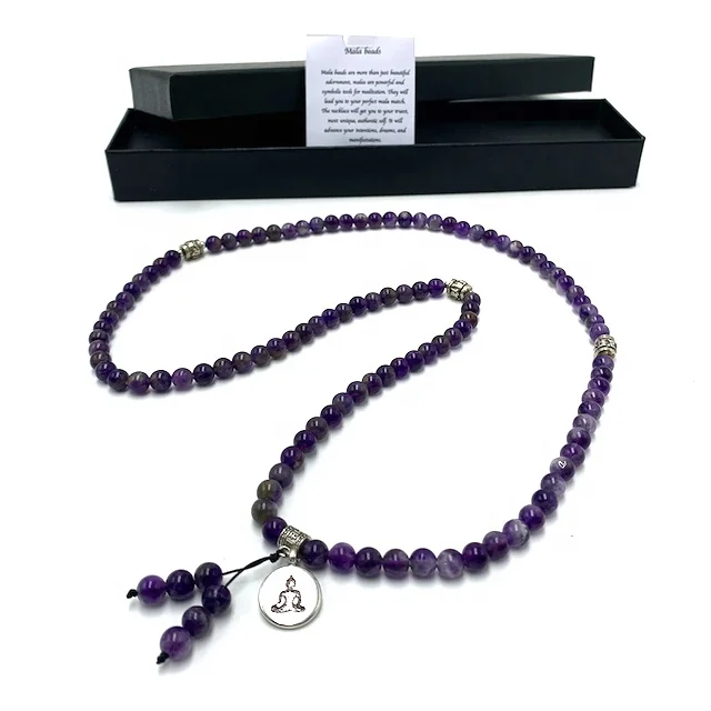 Разнообразные дизайны упакованные в подарочную коробку с характеристиками драгоценный камень 6 мм магический Аметист мала