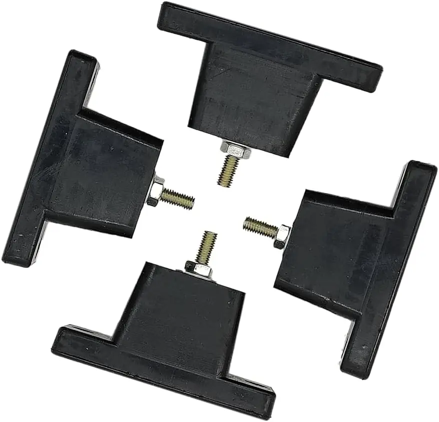 Air conditioner rubber shock absorber bracket mini split pad with base fixed rubber shock absorber