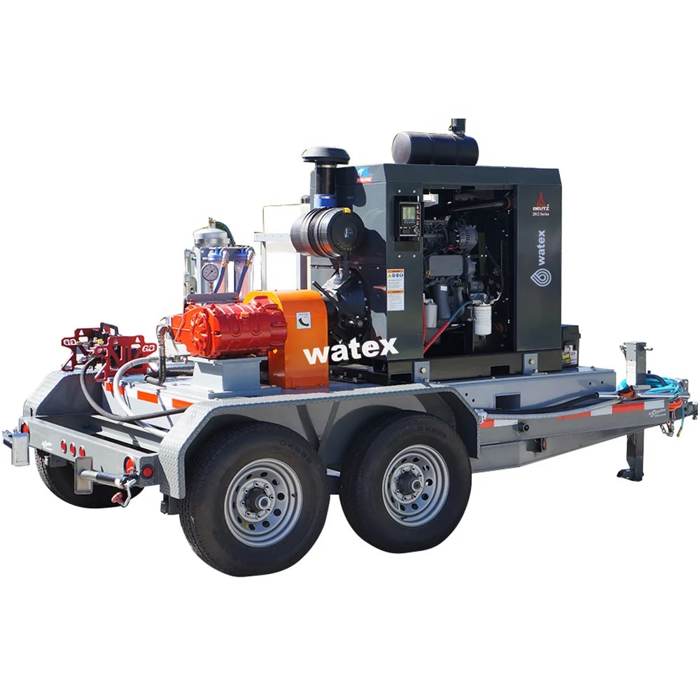 Hydroblasting water blaster evaporation tank pipe cleaning equipment oil tank vessel ship cleaning machine hydro jetting machine