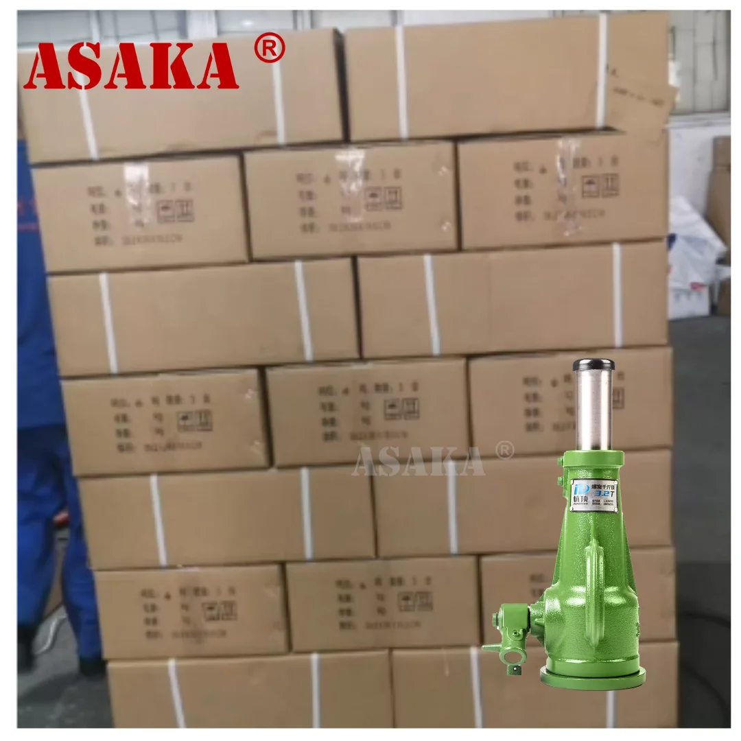 High Lift Construction Building Hand Tool Worm Gear 3.2 Ton Load Screw Jack