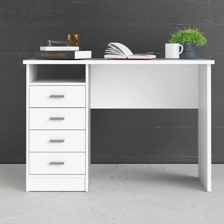 Home Office Wooden Storage Drawer Study Schreibtisch Escritorio Writing Computer PC Laptop Gaming Work Workstation Desk Table