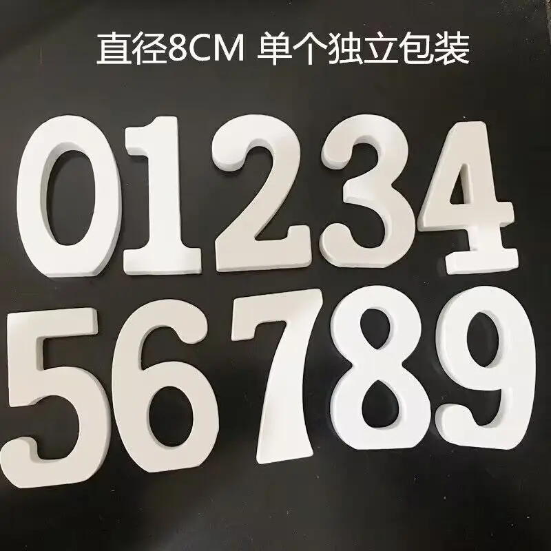 Wood craft wooden toys numbers Learning Alphabet for children DIY hand-made materials teaching tools