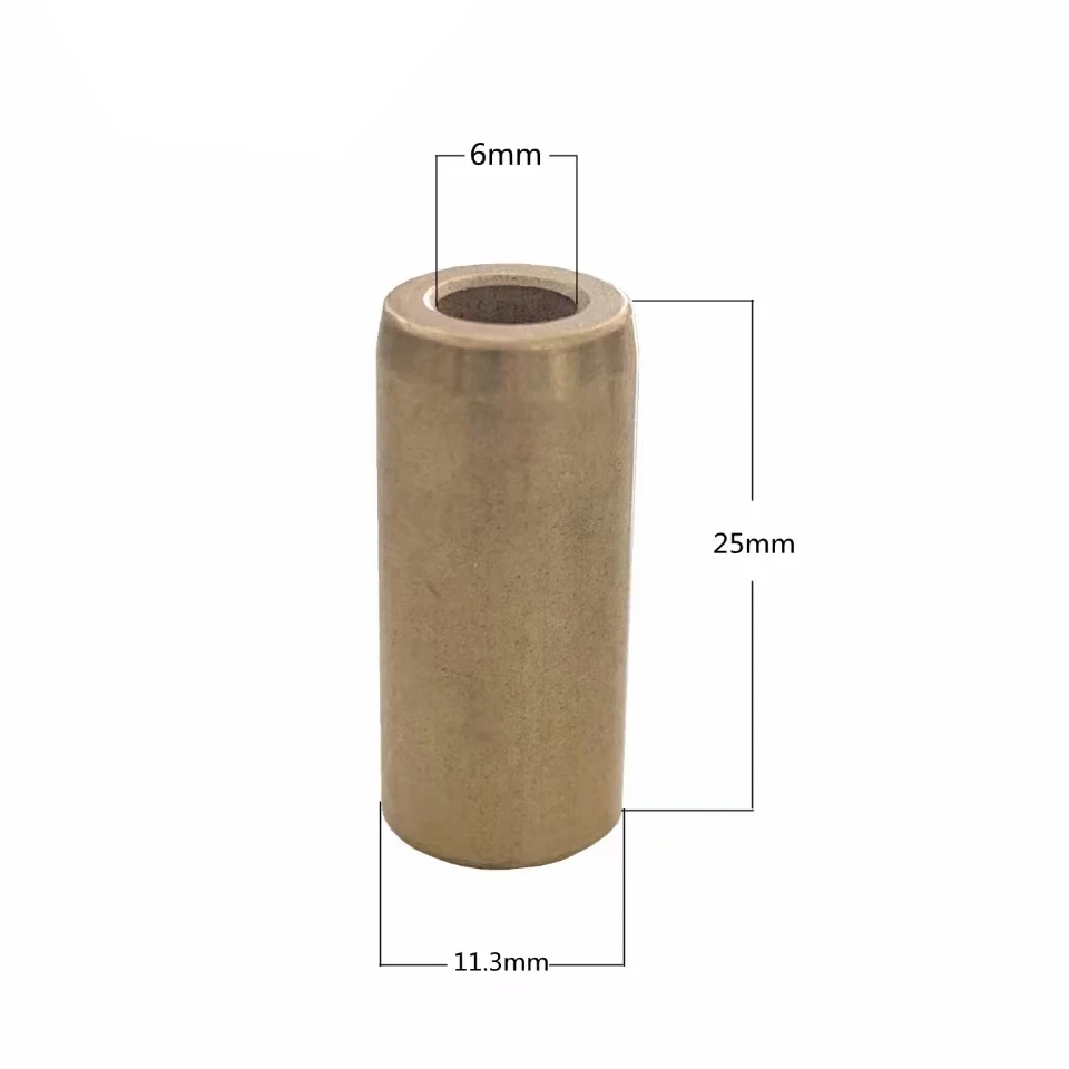 6mm Inner Diameter Powder Metallurgy Bronze Bushing blender parts bearings Oil Bearing