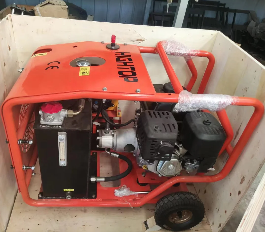 HIGHTOP 13.5HP Electric Multifunction Hydraulic Power Station Unit HT13-30 with Attachment Breaker and Powered Pump