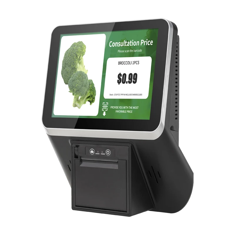 POS Systems with Printer Portable Wall POS 8 Inch Mini POS for Store