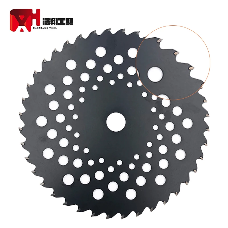 Factory Manufacture 255x40T  TCT Wood Carbide Tipped Band Saw Blade Solid Grass Blade Wood Saw Products Blades