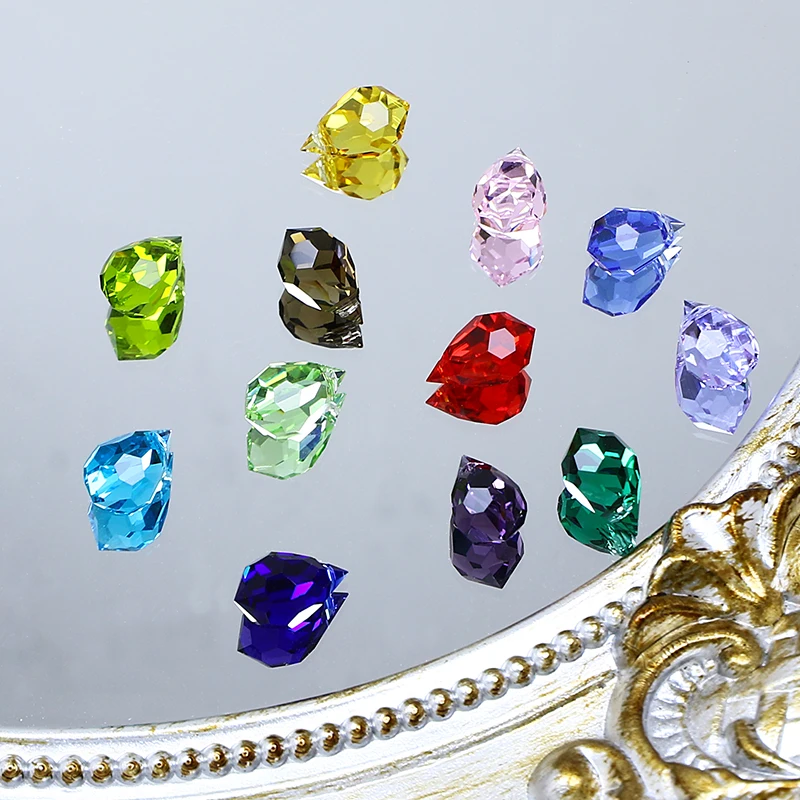 K9 crystal fancy Stone Drop Shape Transparent rhinestones Machine Cut wholesale rhinestone crystal beads for Jewelry accessories