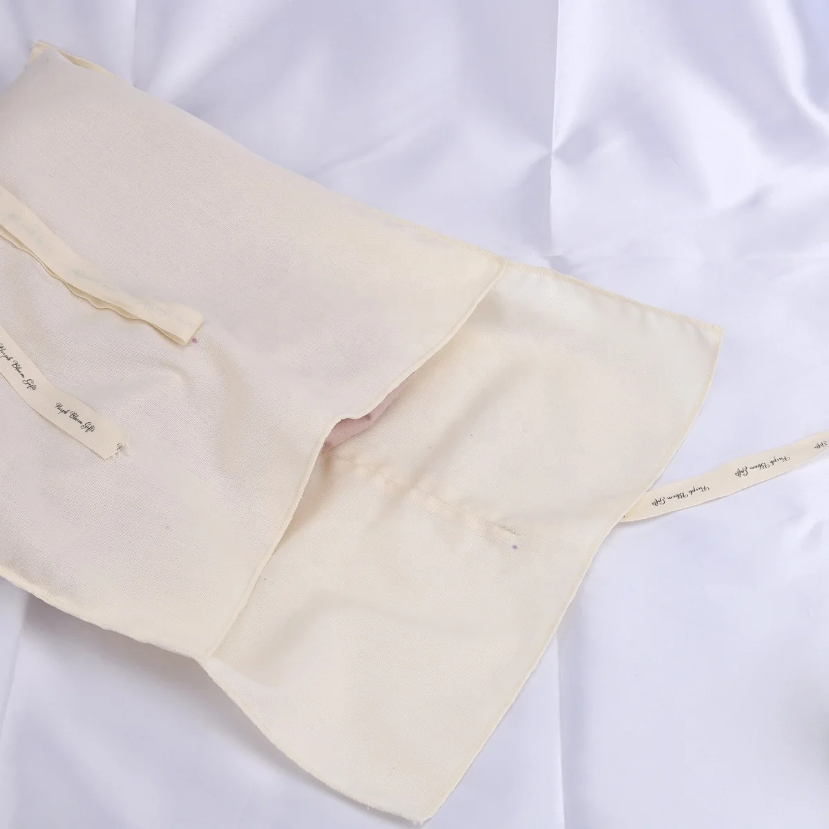 Custom Logo Printed Cotton Linen Envelope Gift Pouch Dust Clothes Underwear Packing Cotton Bag