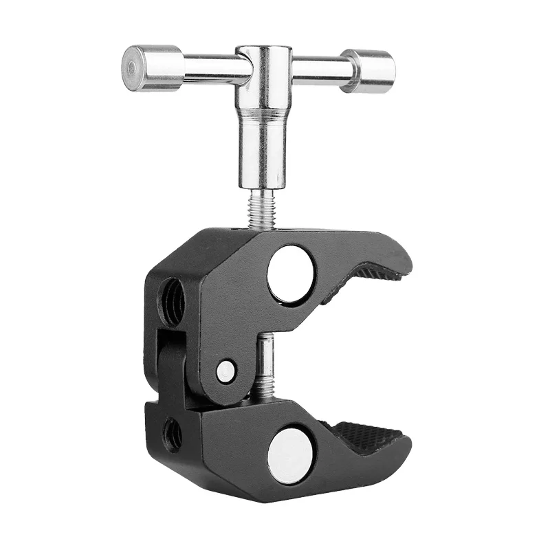 Slamoe J023 Aluminum 1/4 Screw Large Crab Clamp Phone Camera Accessories Mount