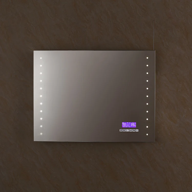 Large Bathroom Makeup Rectangle Led Mirror Led Lighted Cosmetic Mirror With Led Lights Magnifier