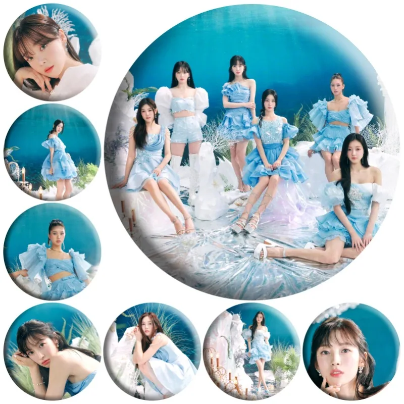 OH MY GIRL KPOP Golden Hourglass Concept Photo Short Clip Factory Badge KPOP Badge