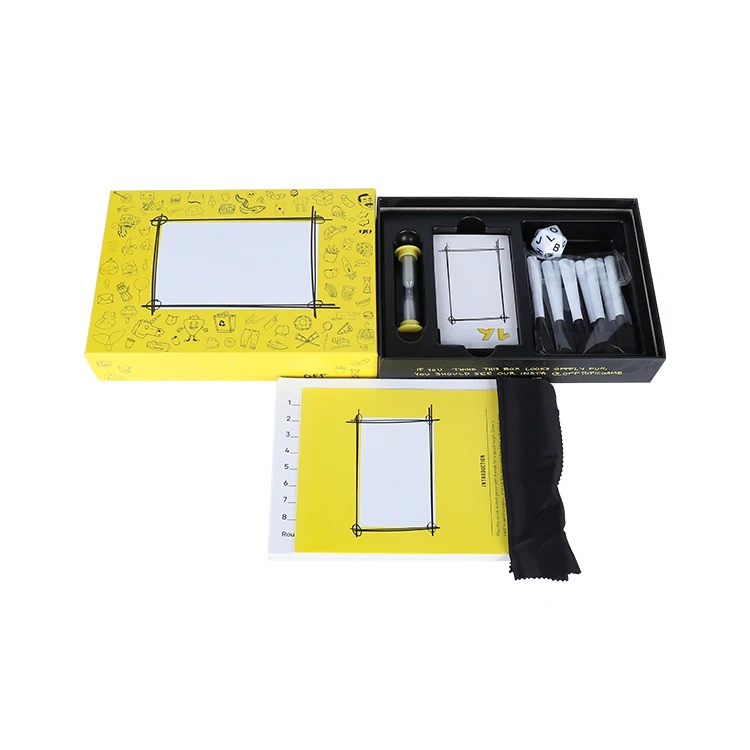 Custom Card Game Family Funny Entertainment Board Game Fun Poker Playing Cards Gift Box Board Game  For Children Adults