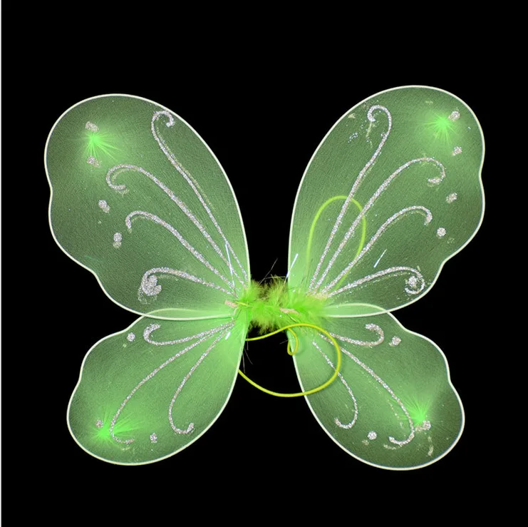 Fashion Factory Party Accessories Stage Show Performance Cosplay Sequined Princess Wings