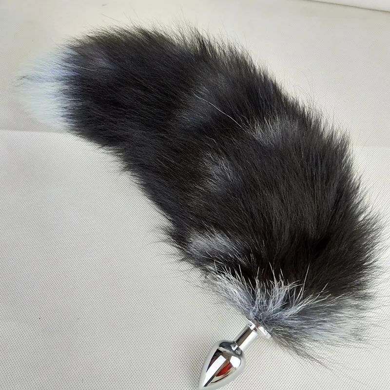 Quaige cat dog tail anal plug butt chin butt-plug with tail manufacturer tail fux gay boy anal toys
