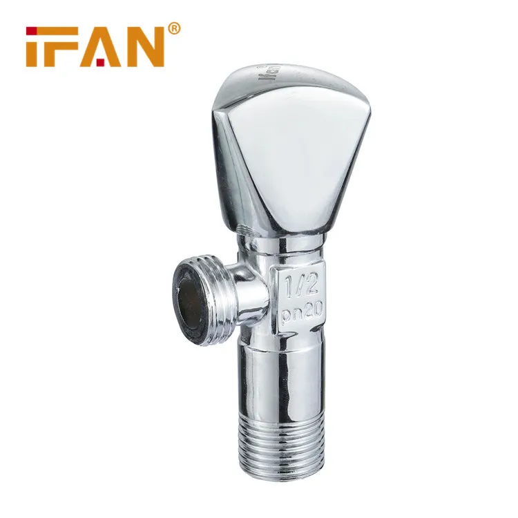 Латунный Угловой клапан Ifan CW617N для ванной комнаты 1/2-3/4 дюйма латунный угловой высокого