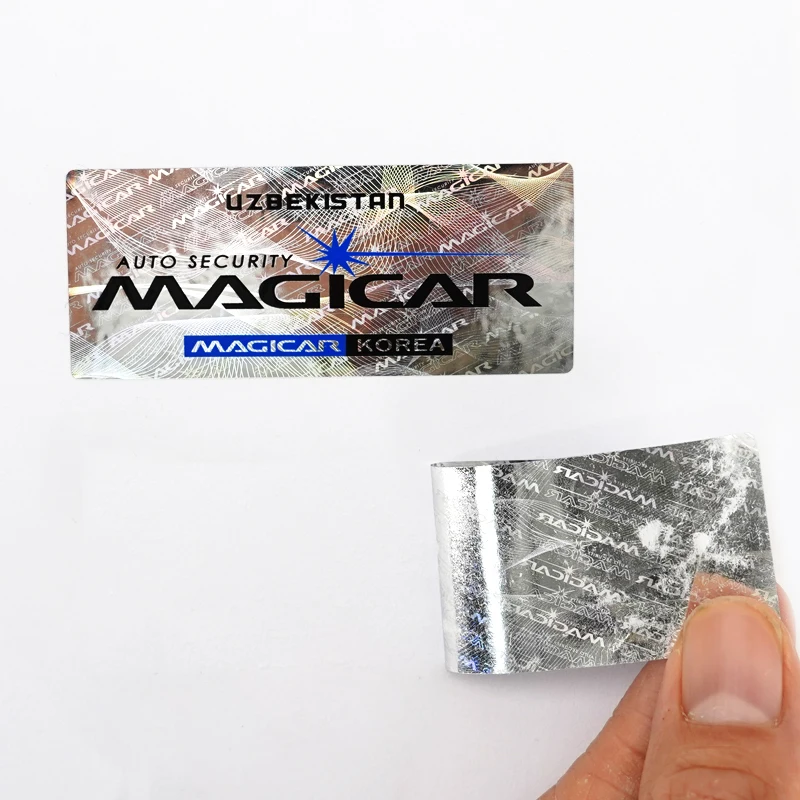 Digital Printing Custom Hologram Warranty Security Seal Removed Tamper Evident VOID Holographic Laser Stickers Label