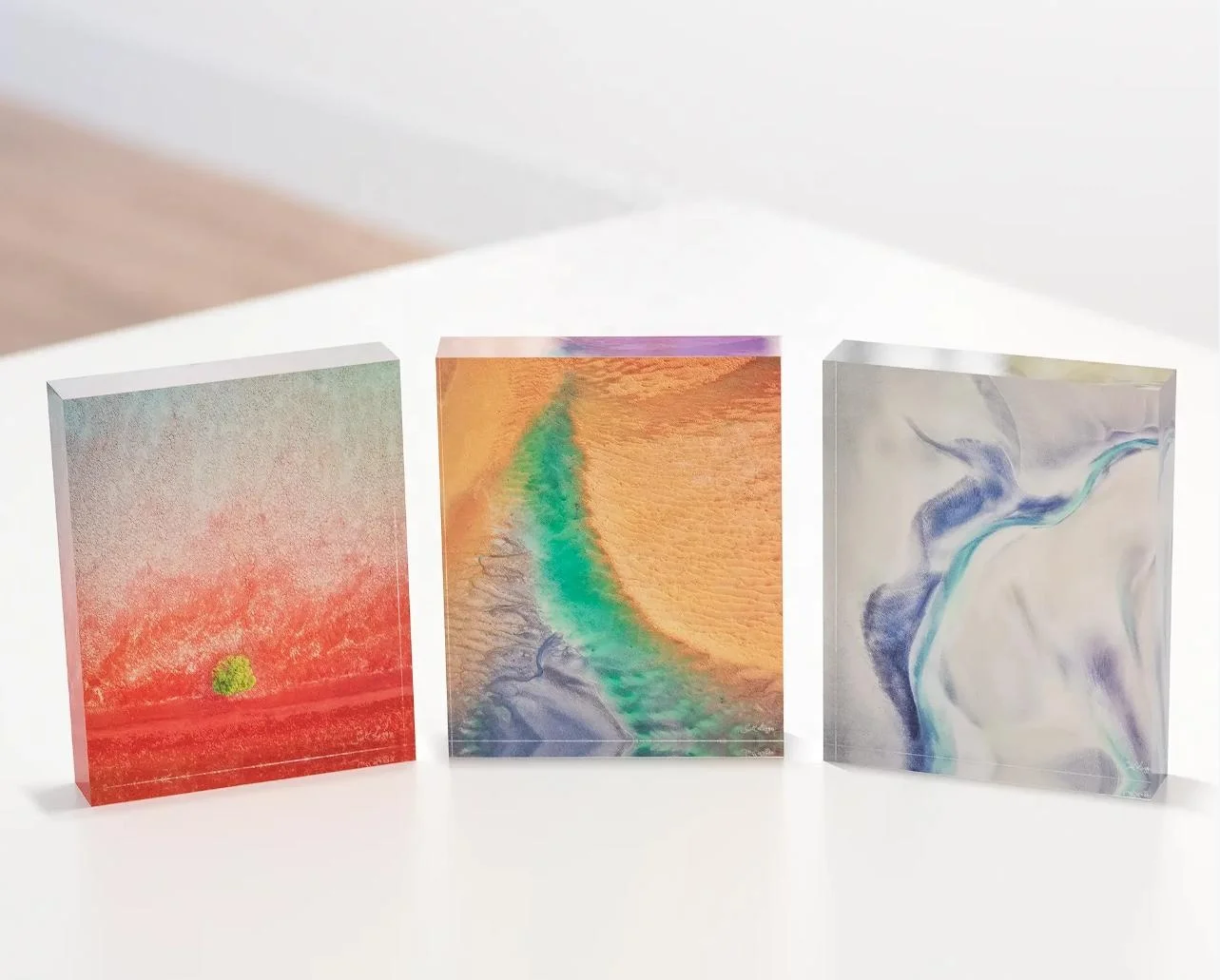 Custom Acrylic Block Clear UV Printing Acrylic Block Custom Acrylic Sign Stand Picture Block