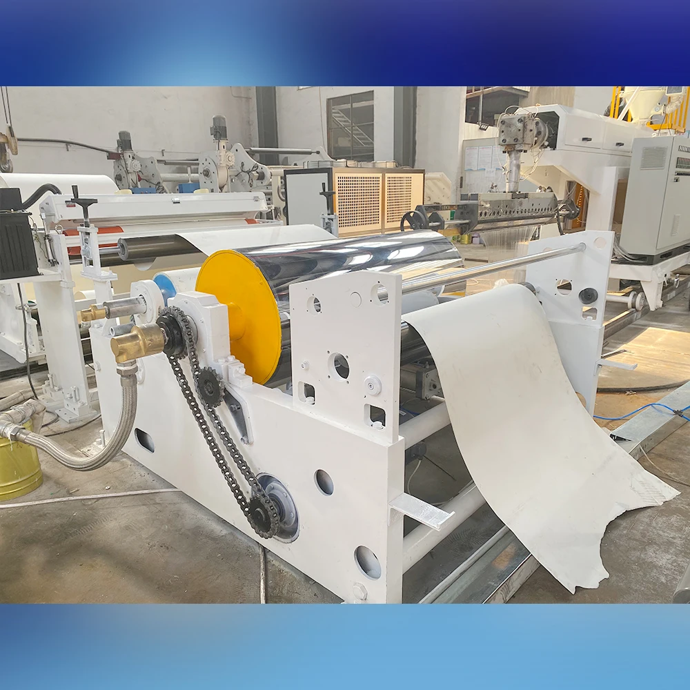 plastic extrusion coated on paper pp pe laminating on paper / fabric / textile cloth
