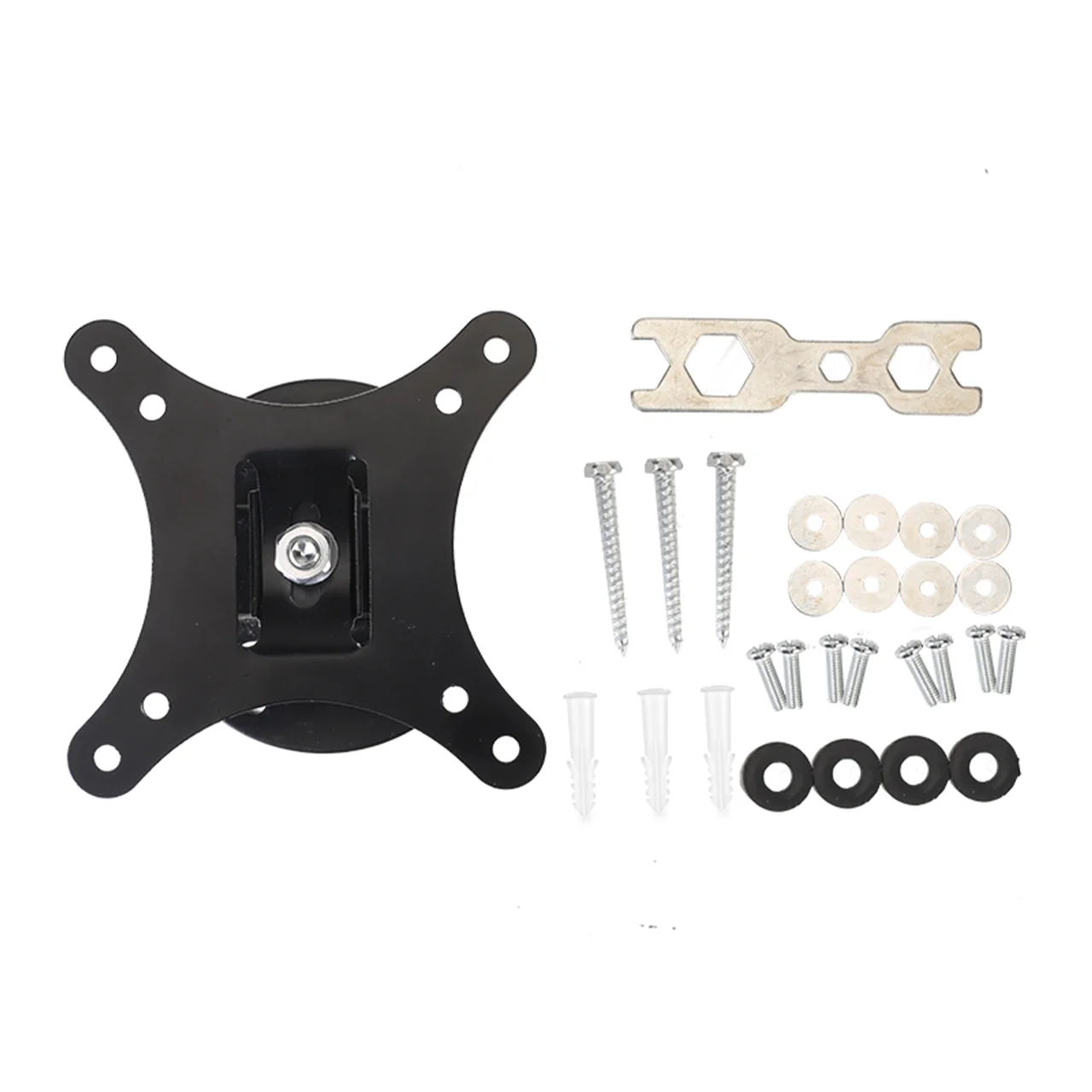 Wholesale wall mounted shelf kit single monitor mount lcd tv hanger easy adjustable monitor small tv wall bracket mount
