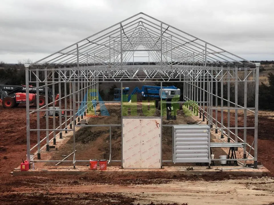 low Cost Greenhouse Hemp Polycarbonate Light Dep Blackout Greenhouse