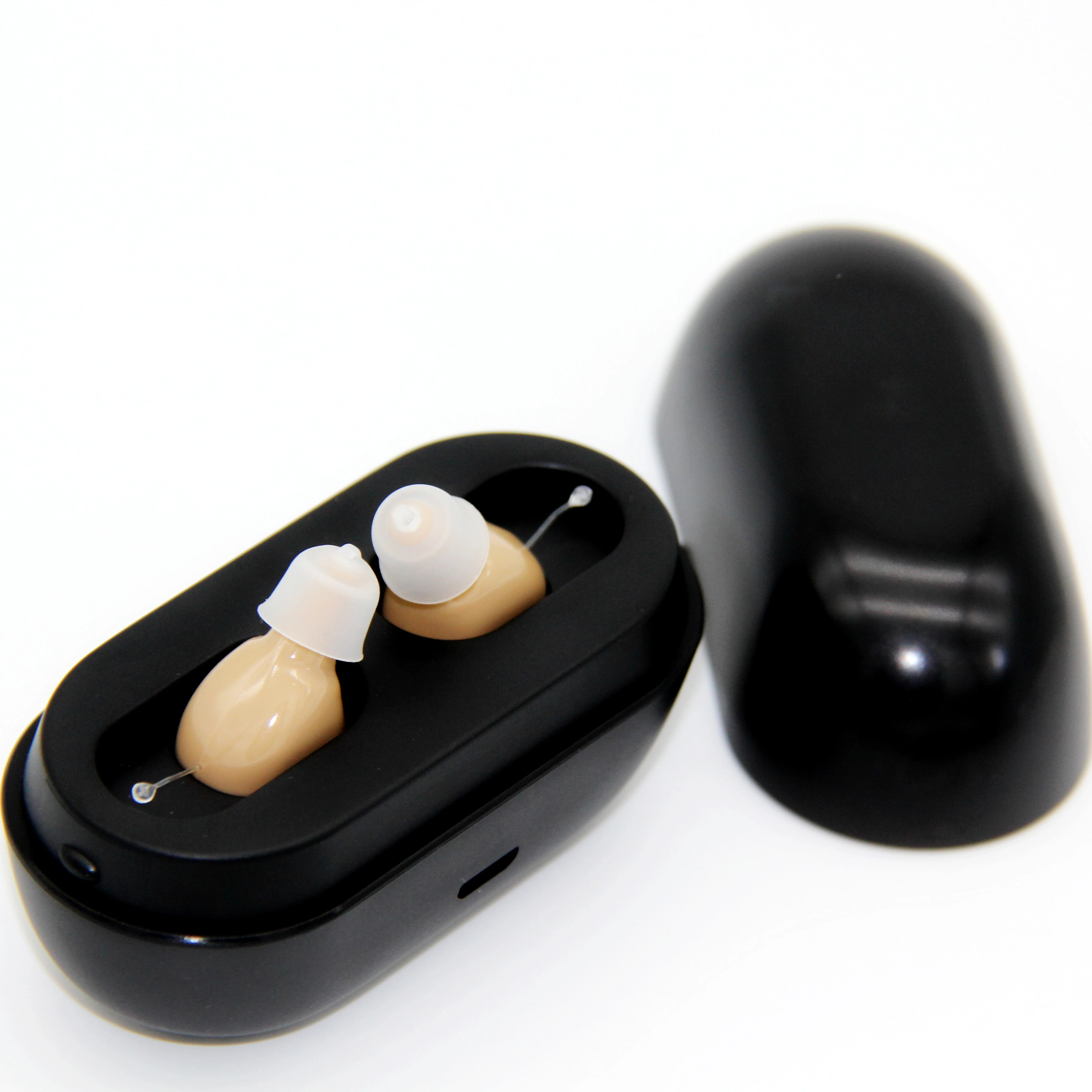 America hot sell full digital rechargeable invisible ITE hearing aid dropshipping