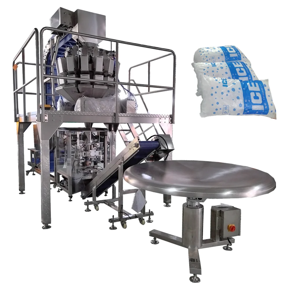 Multi-function packaging machines ice cube bag machine factory price Focus Machinery