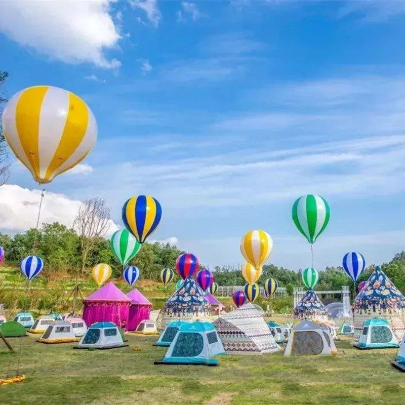 PVC ascending hot air balloon Modeling large balloon Outdoor large airborne logo advertising balloon pvc falling ball