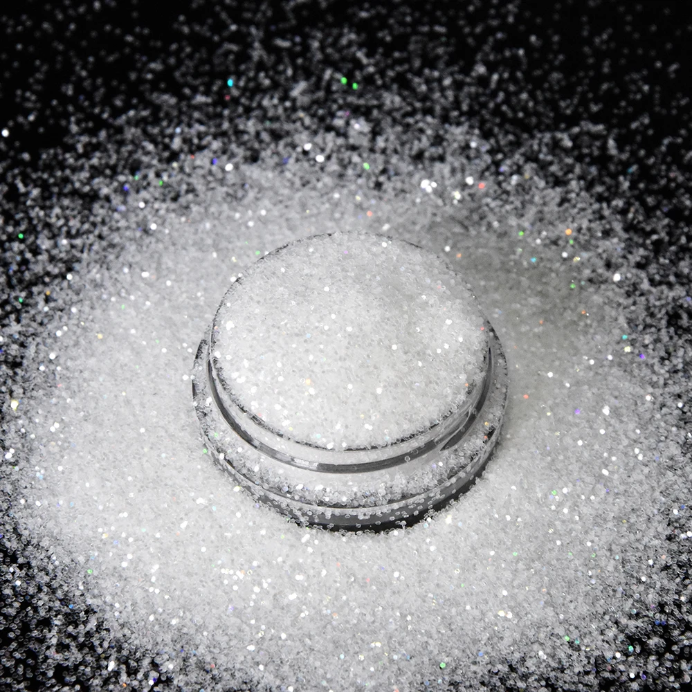 High Quality Non-toxic bulk chunky cosmetic fine holographic white glitter