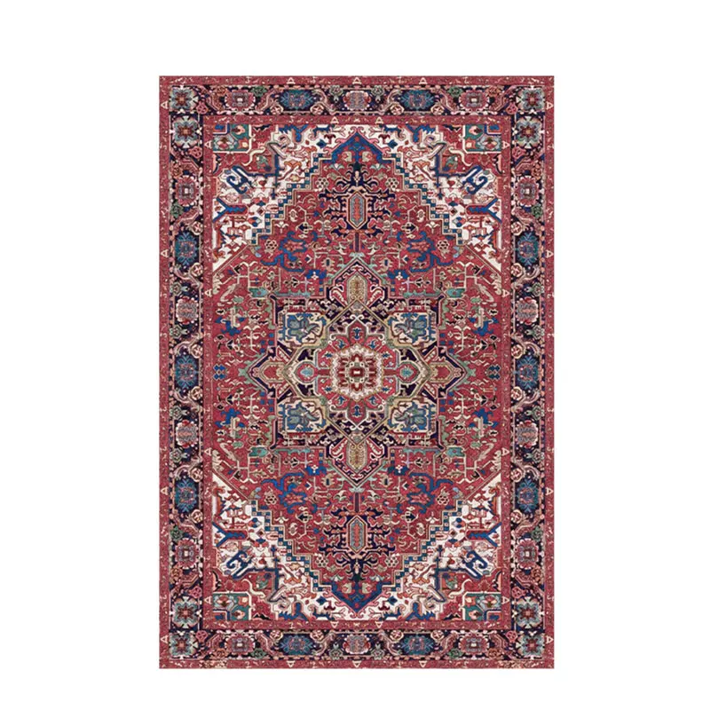 Multi-color Rectangle Rugs machine made carpet Luxury customized persian rugs carpet living room