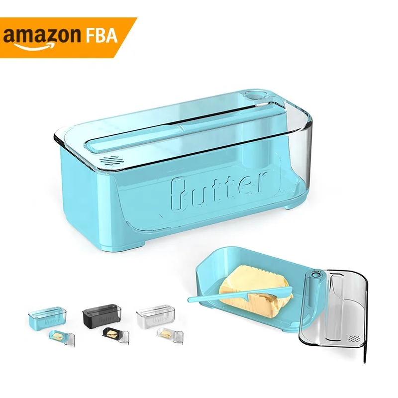 New Product Ideas 2025 Home and Kitchen Plastic Butter Spreader Butter Dish With Cover Knife Butter Dish Container