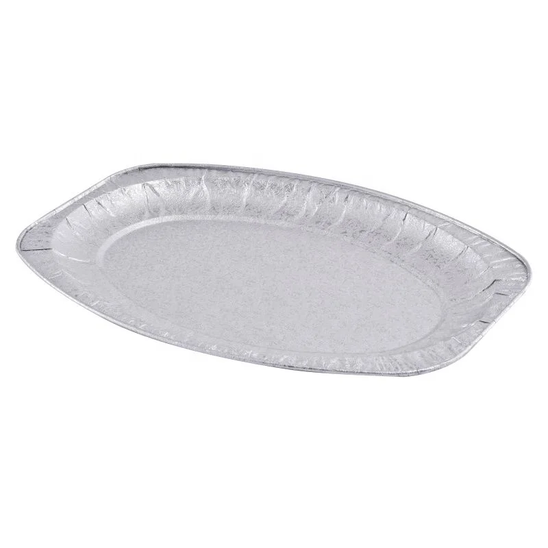 Aluminum Embossing Foil Plate for Mid-east food serving