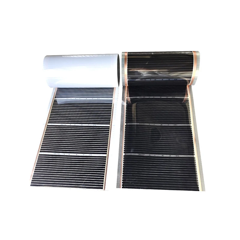 400W/sqm at AC220V белый ПЭТ высокотемпературный Графен углеродный нагрев для настенного нагревателя настенная нагревательная пленка