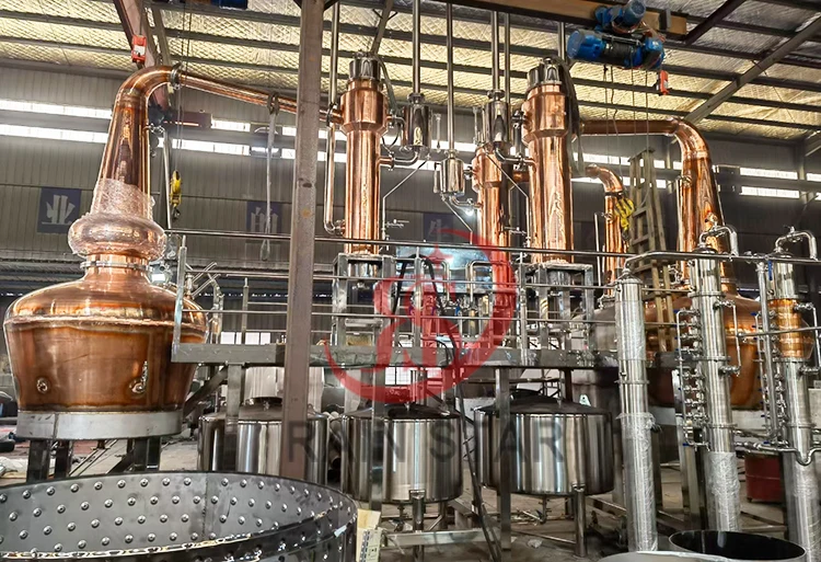 100 Lliter Hot Sale RS Factory Distillery Machine Distillation Tool Equip Price Alcohol Production Equipment