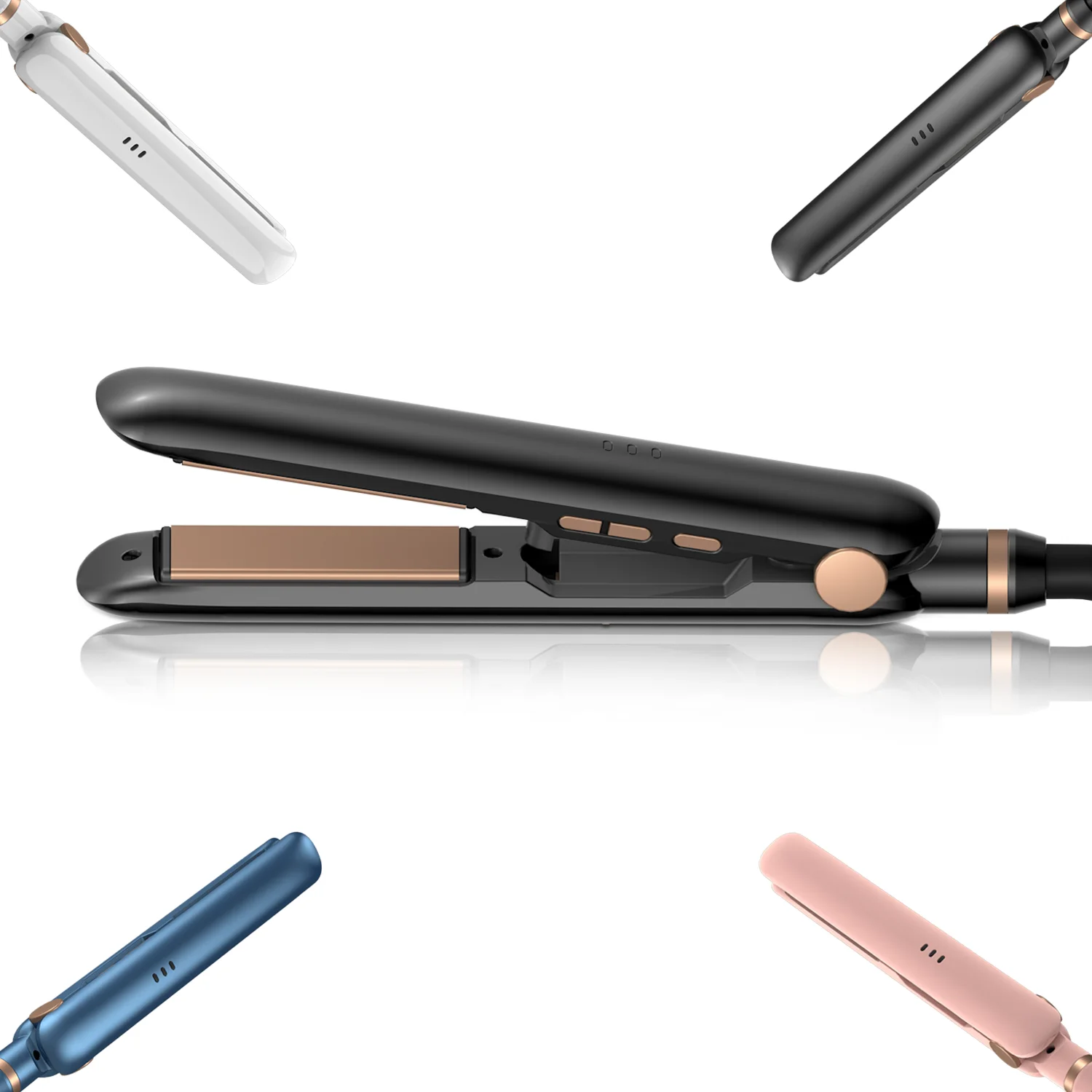 High Quality OEM Customized Mini Hair Straightener For Negative Ion Titanium Straightener 2 In 1 Hair Straightener