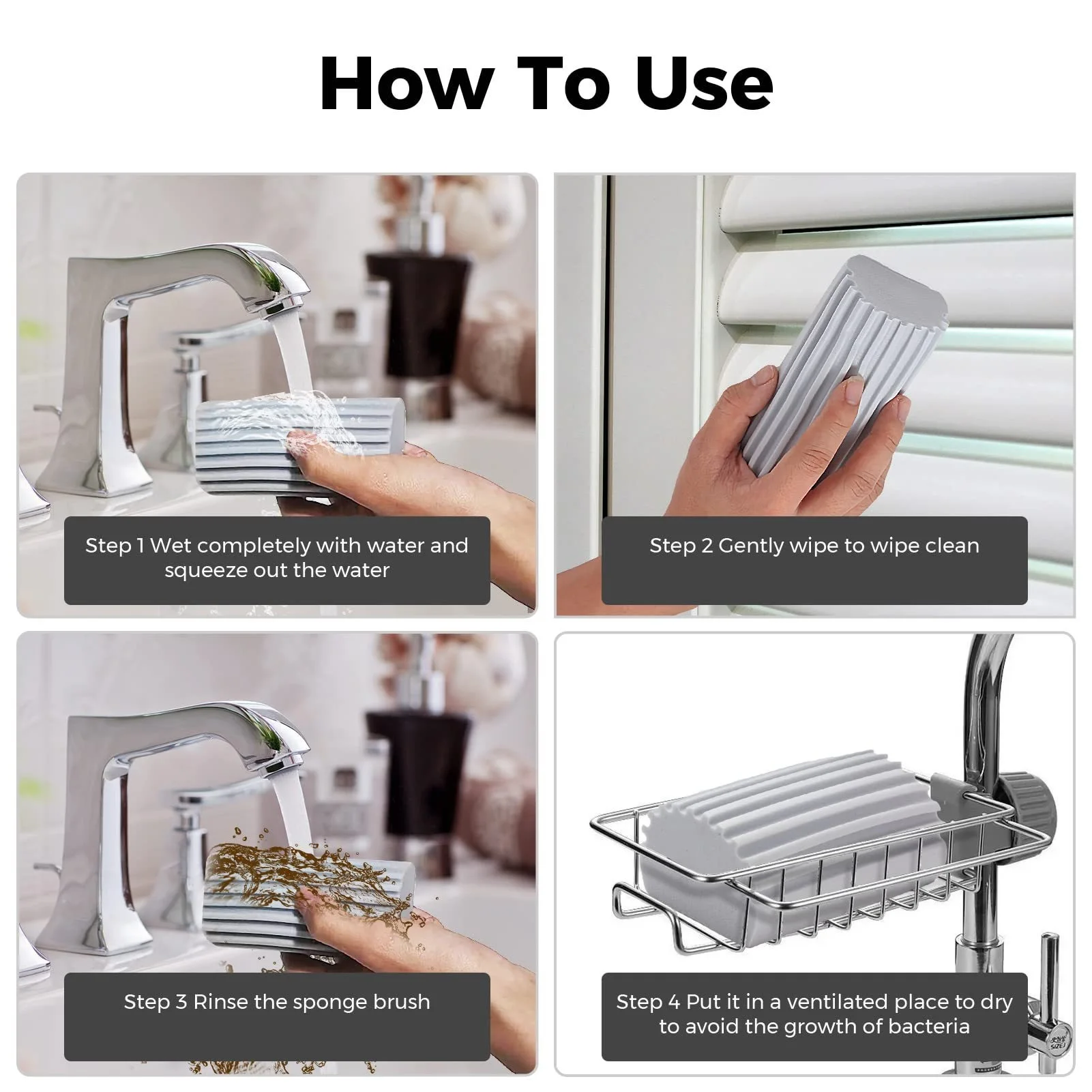 Wholesale High Water Absorption Magic Sponge Bath Dishes Cleaning Car Wash Pva Damp Sponges