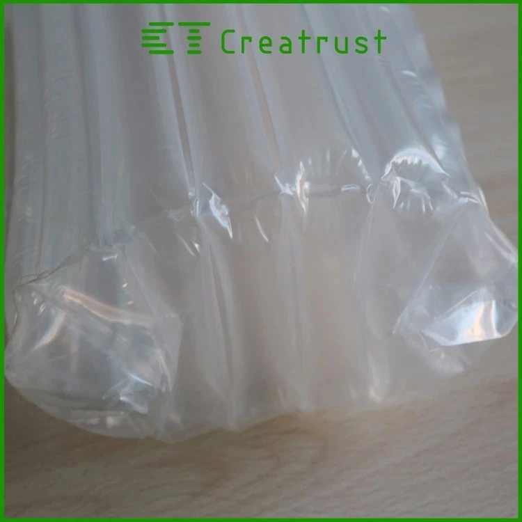 Protective plastic material air column bag packing bags for glasswork wine inflatable packing mailing bags